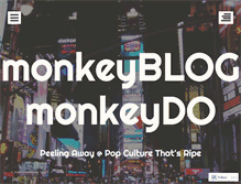 Tablet Screenshot of monkeyblogmonkeydo.com